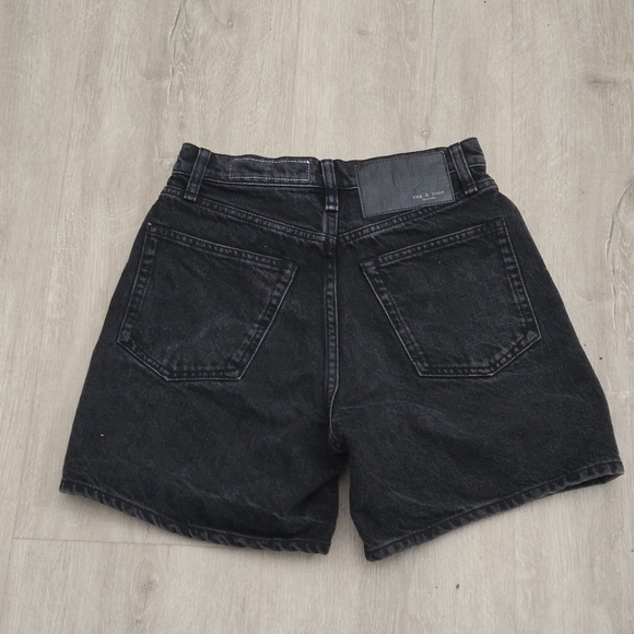 Rag & Bone Maya High Rise 6” Short in Black Modest Size 23 - Picture 4 of 11